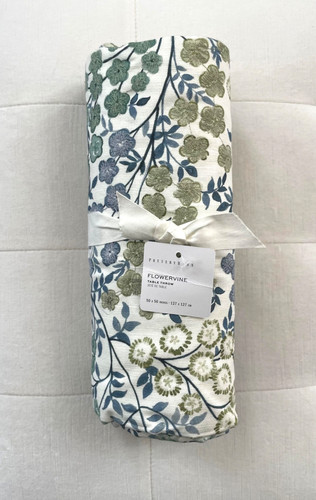 Pottery barn flowervines table - pottery,